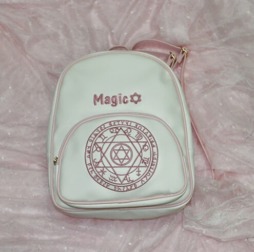 White Anime Card Captor Sakura School Shoulder Bag Kinomoto Lolita Magic Backpack Girl Gift
White Anime Card Captor Sakura School Shoulder Bag Kinomoto Lolita Magic Backpack Girl Gift