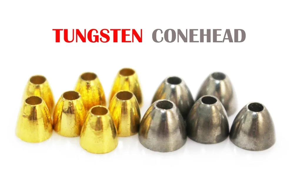 Tigofly 20 Pcs/lot 2 Sizes Golden Grey Tungsten Heavy Cone Head conehead Tying Tube Flies Fly Tying Materials
Tigofly 20 Pcs/lot 2 Sizes Golden Grey Tungsten Heavy Cone Head conehead Tying Tube Flies Fly Tying Materials