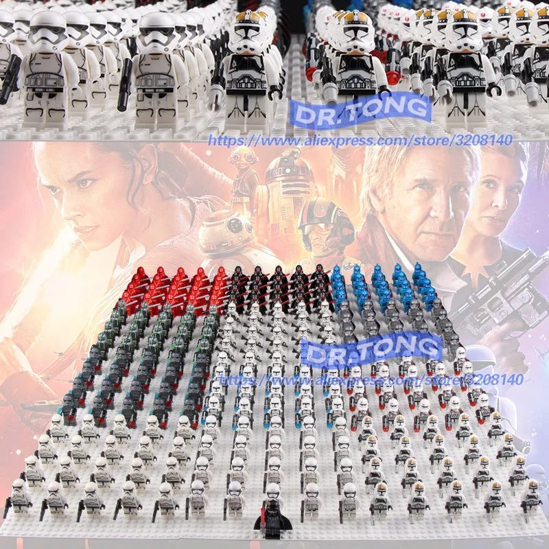 DR.TONG 21PCS Star Wars Figures Imperial STORM Trooper Soldiers with Weapon Building Block Kids Toys Children Gifts
DR.TONG 21PCS Star Wars Figures Imperial STORM Trooper Soldiers with Weapon Building Block Kids Toys Children Gifts
