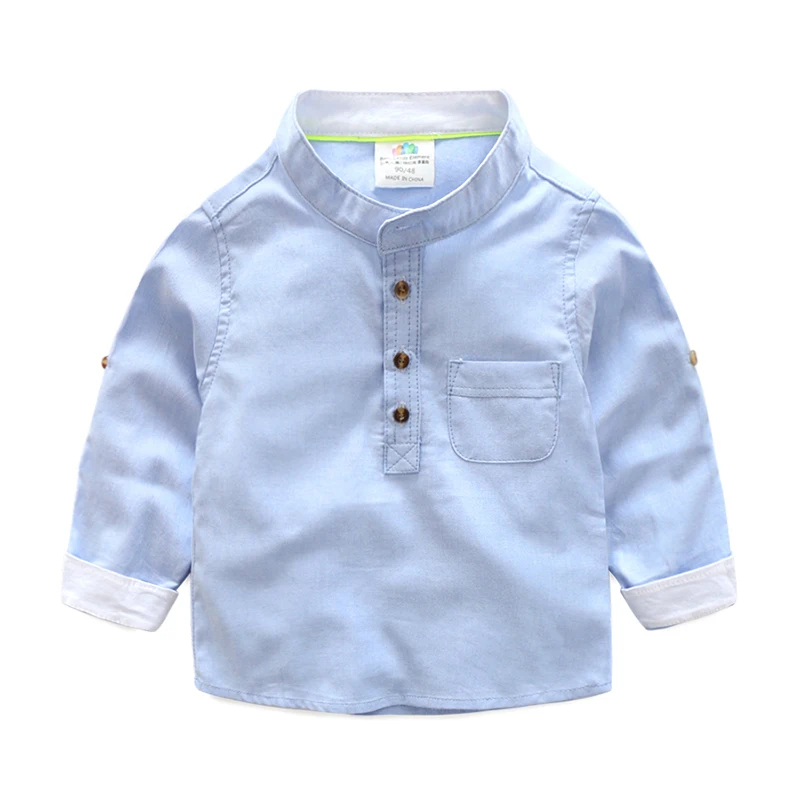 Baby button shirt 2018 spring wear new boys' children's wear long sleeve collar shirt
Baby button shirt 2018 spring wear new boys' children's wear long sleeve collar shirt