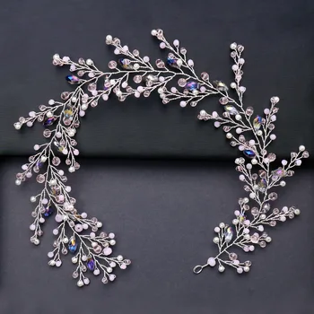 Romantic Beaded Bridal Headbands Handmade Pink Purple Crystal Pearl Crowns And Tiaras For Women Wedding Hair Ornament Pageant
Romantic Beaded Bridal Headbands Handmade Pink Purple Crystal Pearl Crowns And Tiaras For Women Wedding Hair Ornament Pageant