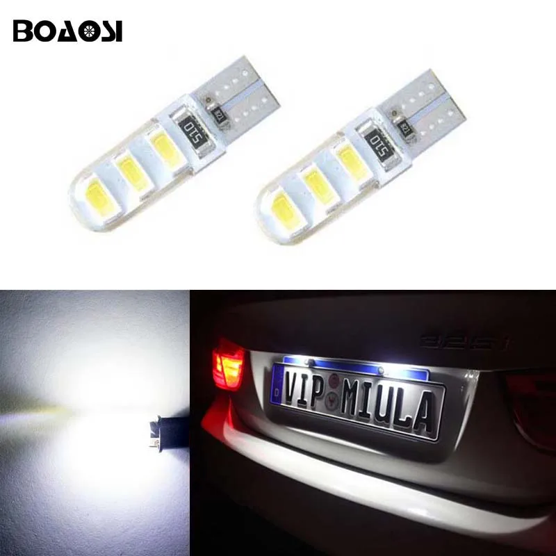 BOAOSI 2x super bright License plate Light No Error T10 6SMD 5630 LED For Ford Fiesta MK4/Fiesta 6/Mondeo 2 3 Car Styling
BOAOSI 2x super bright License plate Light No Error T10 6SMD 5630 LED For Ford Fiesta MK4/Fiesta 6/Mondeo 2 3 Car Styling