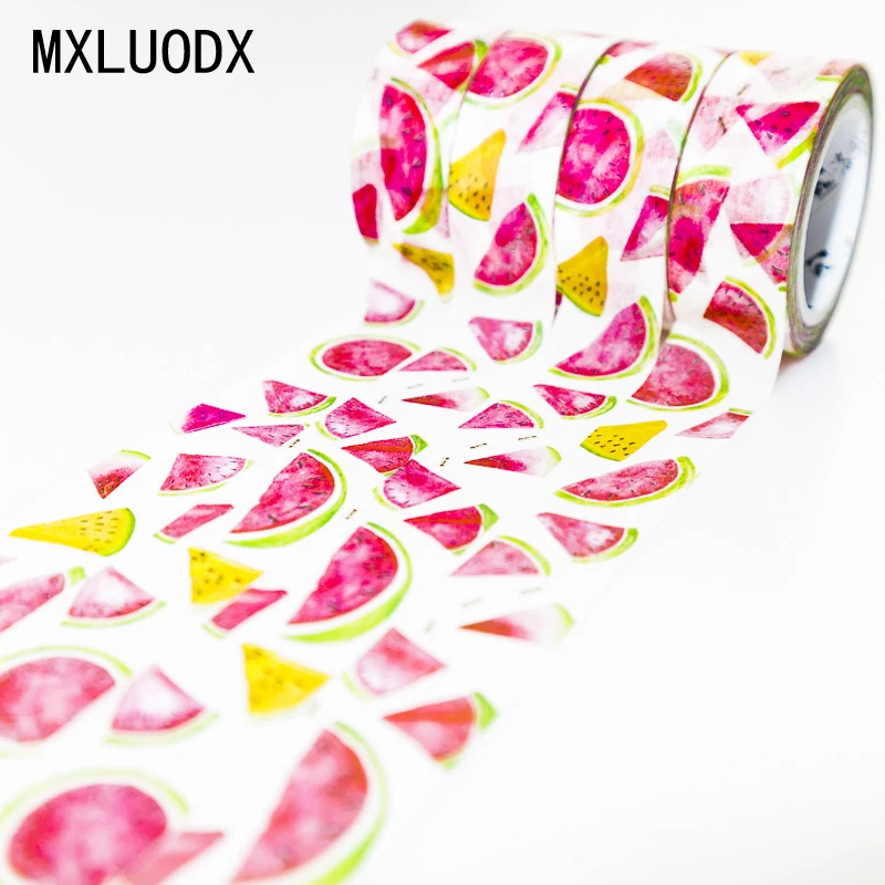 Japanese Washi Masking Paper Tape Set Decorative Adhesive Tapes DIY Red Color Fruit Office Stationery Decor Scrapbook 1PCS/Lot
Japanese Washi Masking Paper Tape Set Decorative Adhesive Tapes DIY Red Color Fruit Office Stationery Decor Scrapbook 1PCS/Lot