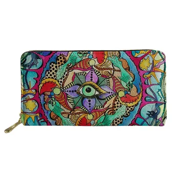 Noisydesigns Women Long Purse Geometric Irregular Hippie Mandala Femal purses canta Travel Money Id Cardholders Coins Organizer
Noisydesigns Women Long Purse Geometric Irregular Hippie Mandala Femal purses canta Travel Money Id Cardholders Coins Organizer