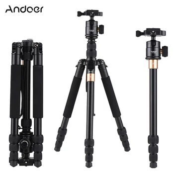 

Andoer TP-668S Tripod Portable Aluminum Alloy Photography Travel Monopod +Panoramic Ball Head for Canon Nikon Sony Max. Load 8kg