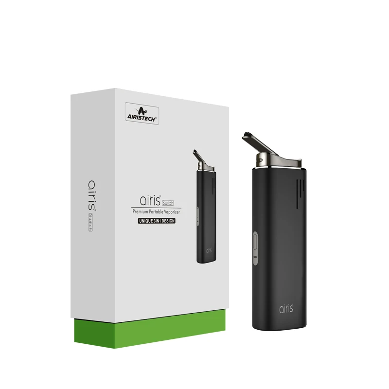 Original Airistech Switch Dry Herb Vaporizer 2200mAh Battery 3 in 1 Vape Pen For Dry Herb Wax Thick Oil E Cigarette Starter Kits