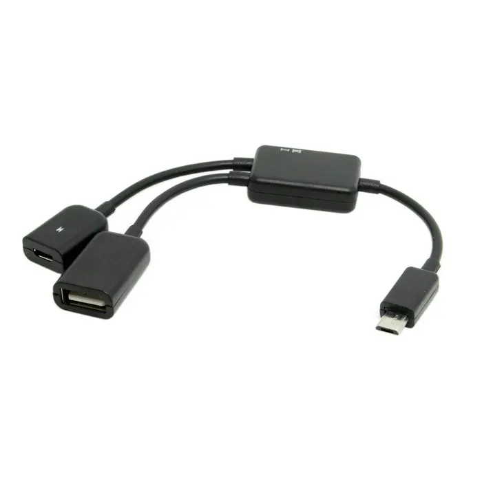 Micro USB 2.0 OTG & Charge Host Flash Disk Cable with USB Power for Galaxy Note3 N9000 S3 S4 i9500 20cm
Micro USB 2.0 OTG & Charge Host Flash Disk Cable with USB Power for Galaxy Note3 N9000 S3 S4 i9500 20cm