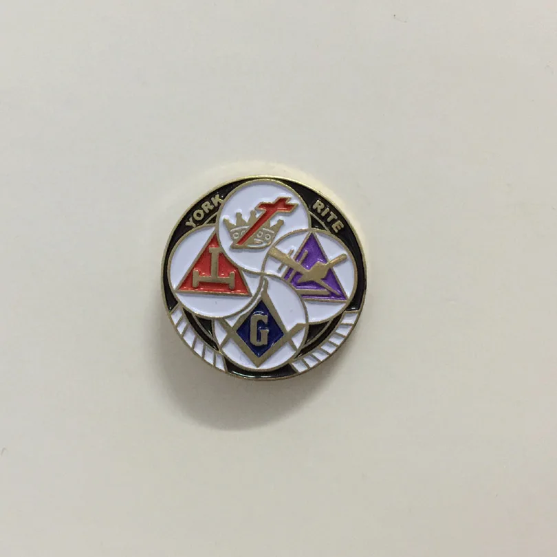 10pcs Wholesale 19mm Round Freemason Lapel Pin Badges Masonic Masonry Metal Crafts Brooches and Pins Knights Templar YORK RITE
10pcs Wholesale 19mm Round Freemason Lapel Pin Badges Masonic Masonry Metal Crafts Brooches and Pins Knights Templar YORK RITE