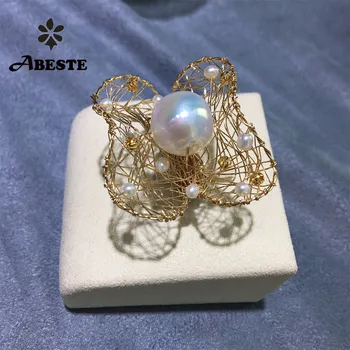 ANI 14K Roll Gold Handmade Women Ring Natural Freshwater White Pearl oorbellen Roll Gold bague Fine Engagement Jewelry Customize
ANI 14K Roll Gold Handmade Women Ring Natural Freshwater White Pearl oorbellen Roll Gold bague Fine Engagement Jewelry Customize