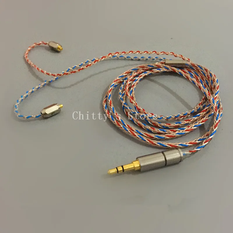 diy earphone upgrade cable MMCX SE535 single crystal copper wire+silver plated wire
diy earphone upgrade cable MMCX SE535 single crystal copper wire+silver plated wire