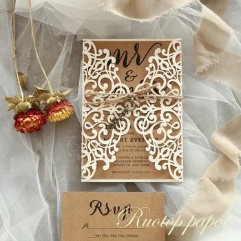 100Pcs Laser Cut Wedding Invitations Cards the key Wedding Bridal Shower Gift Greeting Card Kits Event Party Supplies Decoration
100Pcs Laser Cut Wedding Invitations Cards the key Wedding Bridal Shower Gift Greeting Card Kits Event Party Supplies Decoration