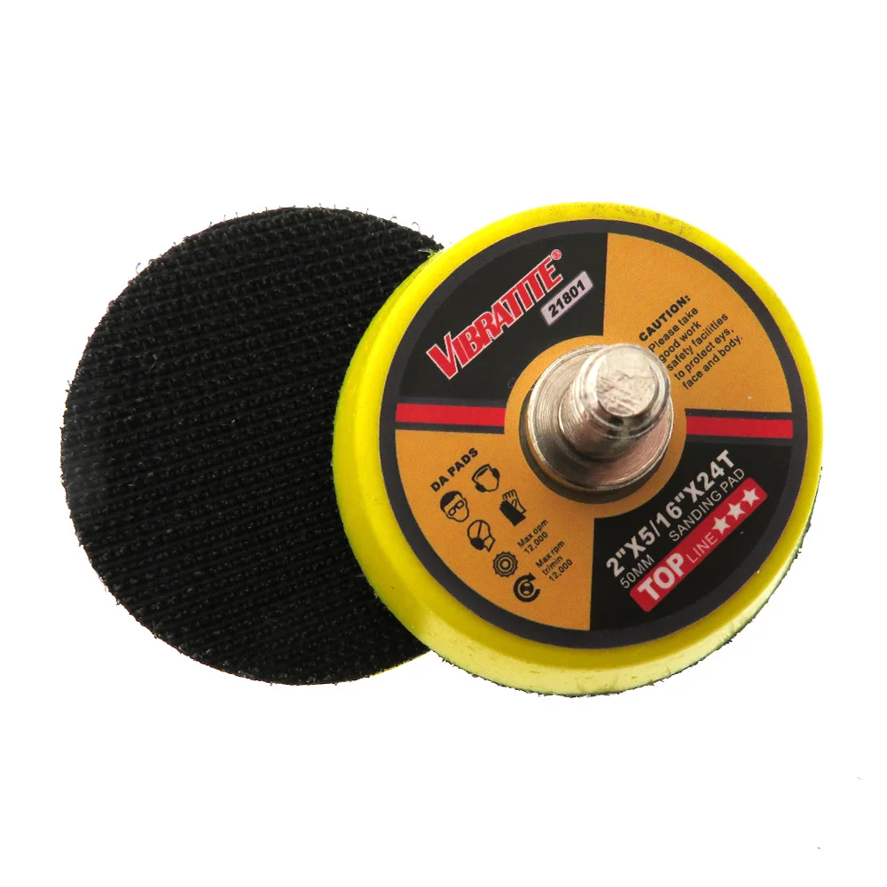 2 Inch 50mm Hook and Loop Backup Sanding Pad 5/16"-24 Thread Power Tools Accessories
2 Inch 50mm Hook and Loop Backup Sanding Pad 5/16"-24 Thread Power Tools Accessories
