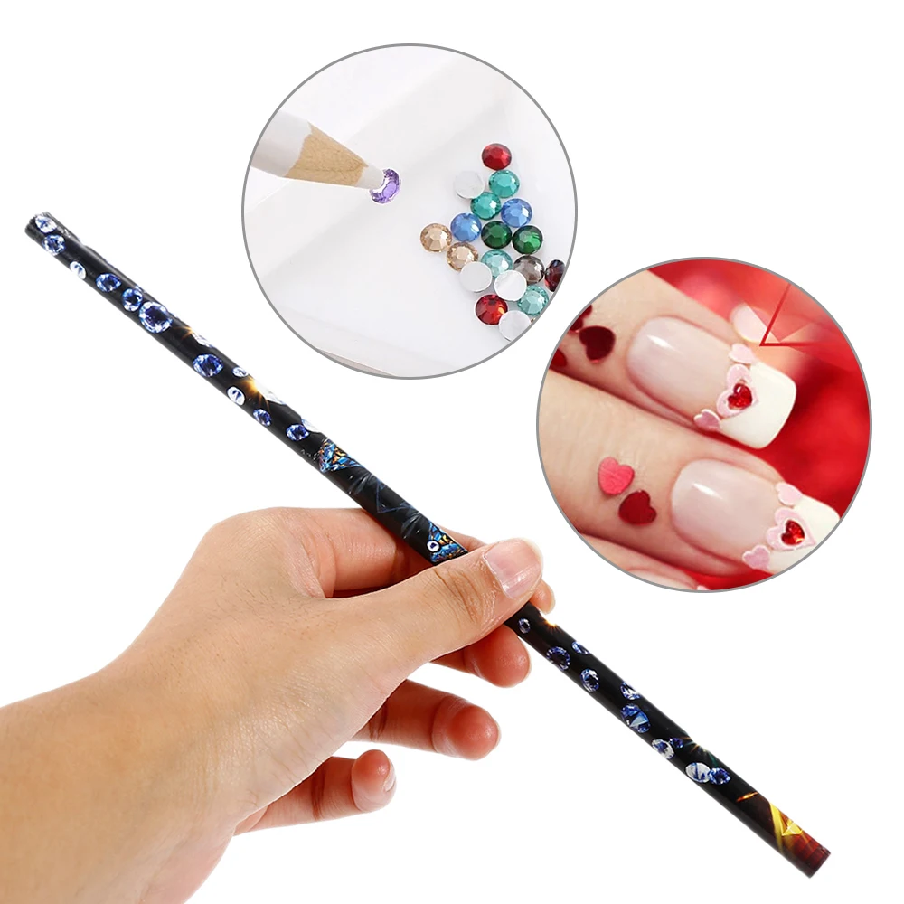 NEW Nail Jewelry Nail Crayons Point Pen Sticky Drilling Sticky Pen Nail Paste Stick Nail Tool Beauty DIY Tool White Core
NEW Nail Jewelry Nail Crayons Point Pen Sticky Drilling Sticky Pen Nail Paste Stick Nail Tool Beauty DIY Tool White Core