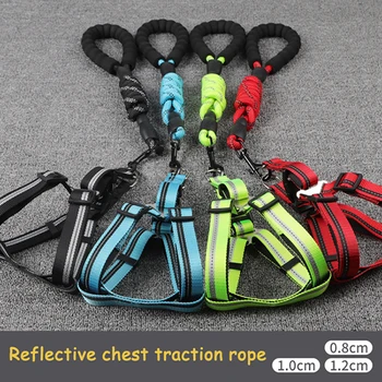 @HE 1 PC Pet Night Safety EVA Reflective Traction Rope Dog Chest Strap Leash Set Cool Dog Collars Suit Full Length 120 cm
@HE 1 PC Pet Night Safety EVA Reflective Traction Rope Dog Chest Strap Leash Set Cool Dog Collars Suit Full Length 120 cm