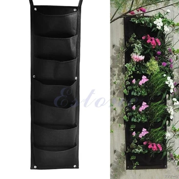 7-Pocket Indoor Outdoor Wall Balcony Herbs Vertical Garden Hanging Planter Grow Bag Y110-Dropshipping
7-Pocket Indoor Outdoor Wall Balcony Herbs Vertical Garden Hanging Planter Grow Bag Y110-Dropshipping