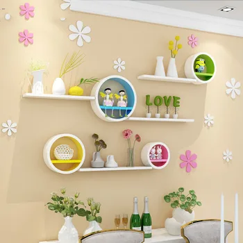 Round creative plaid paint TV background wall decoration shelf shelf partition wall shelf wall mount combination XI311611
Round creative plaid paint TV background wall decoration shelf shelf partition wall shelf wall mount combination XI311611