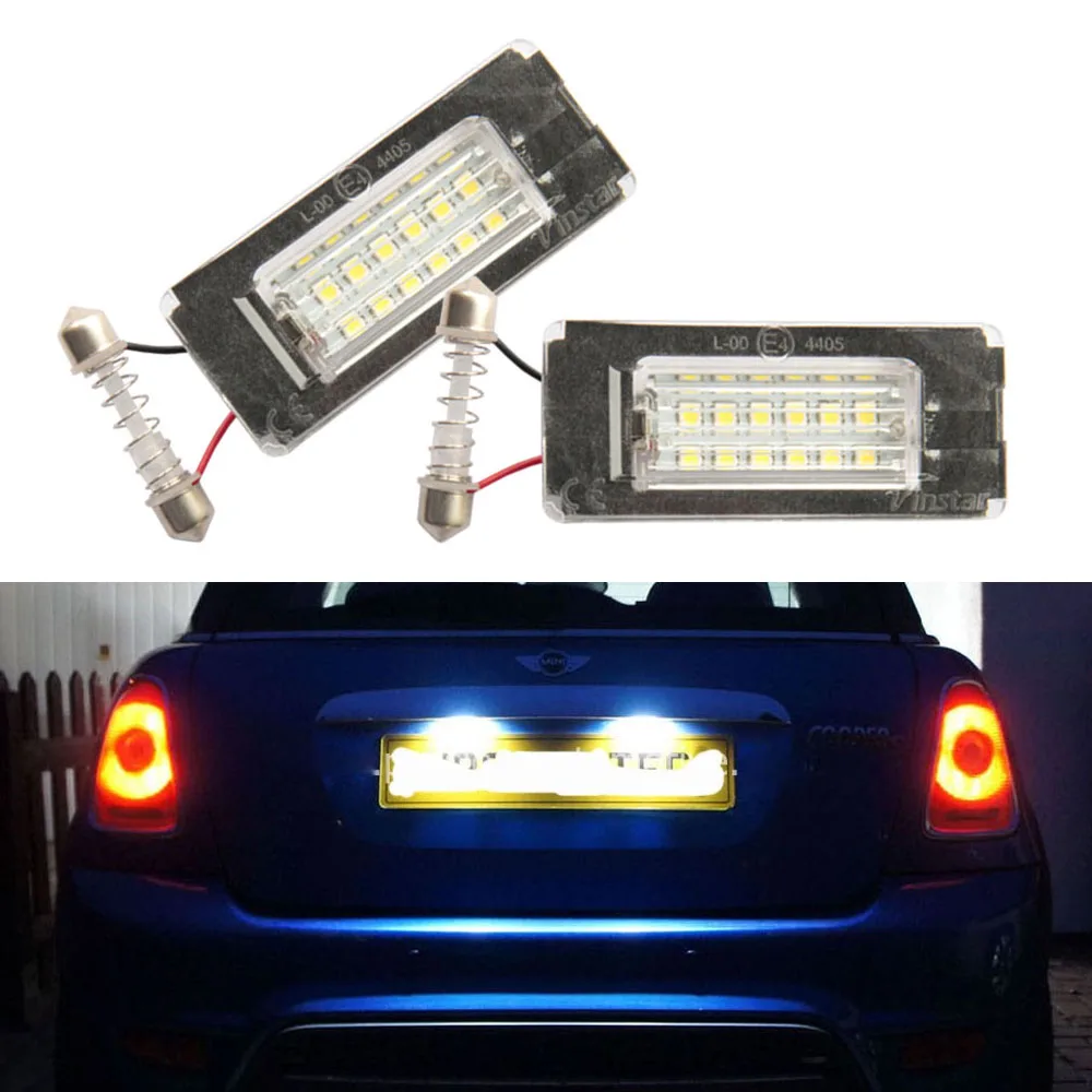 2X 18 Canbus LED FOR MINI Cooper 2006-2014 2nd Gen MINI Cooper R56 R57 R58 R59 LICENSE PLATE LIGHT ERROR FREE
2X 18 Canbus LED FOR MINI Cooper 2006-2014 2nd Gen MINI Cooper R56 R57 R58 R59 LICENSE PLATE LIGHT ERROR FREE