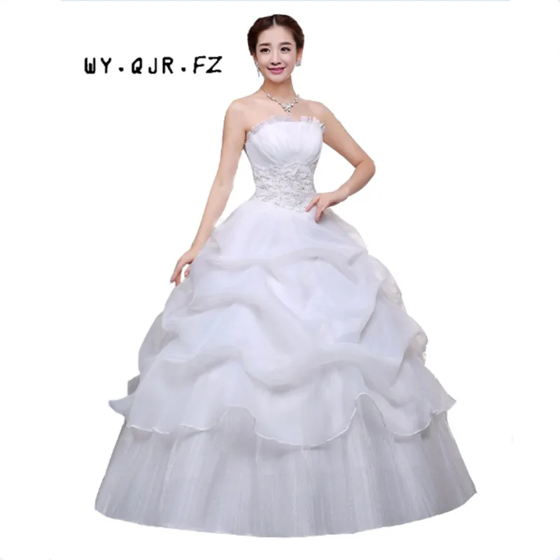 YC73H#Spring Autumn Wedding party dress new bride wedding dress code Korean women slim lace special offer wedding gown red white 
YC73H#Spring Autumn Wedding party dress new bride wedding dress code Korean women slim lace special offer wedding gown red white