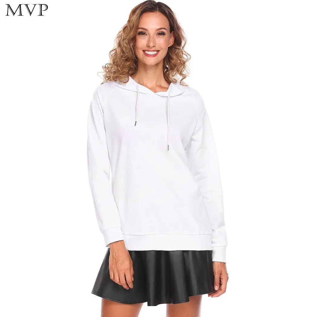 Loose Hooded Autumn Long Solid Hoodie Tops Casual Women Drawstring Sweatershirt Sleeve Pullover Spring
Loose Hooded Autumn Long Solid Hoodie Tops Casual Women Drawstring Sweatershirt Sleeve Pullover Spring