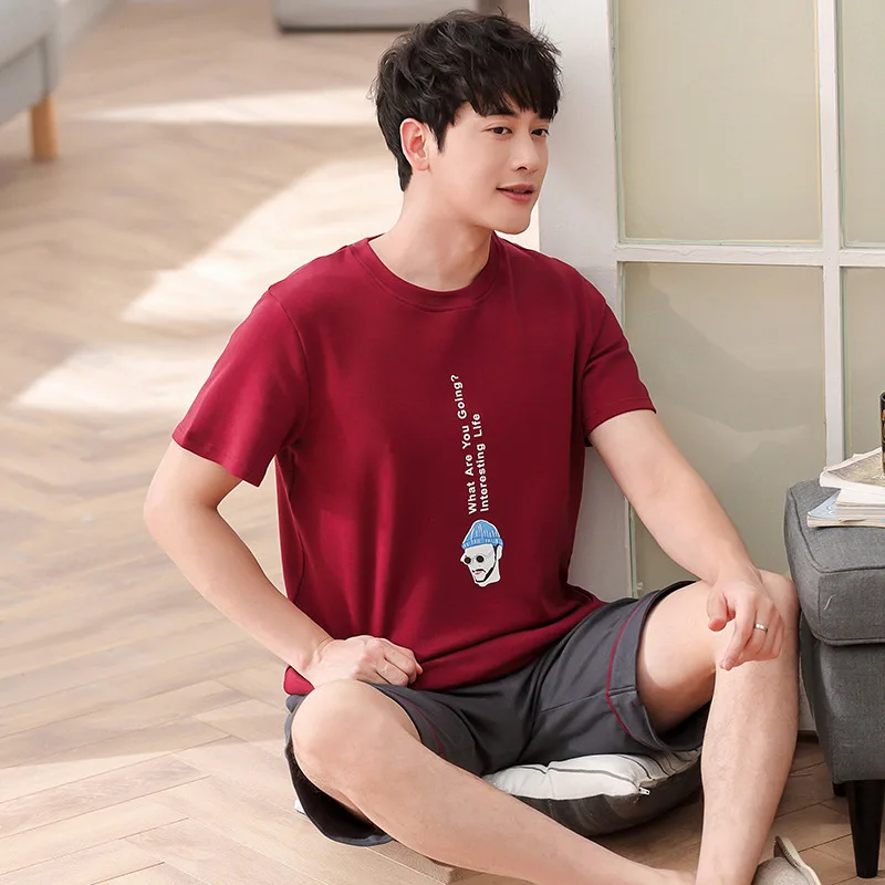Men new Korean cotton summer pajamas fresh comfortable short sleeve shorts thin casual men pajama sets pajama set men pajamas
Men new Korean cotton summer pajamas fresh comfortable short sleeve shorts thin casual men pajama sets pajama set men pajamas