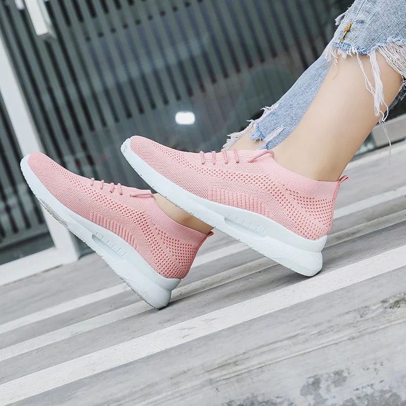 Breathable Flat Platform Women Shoes 2019 Stretch Fabric Mesh Fashion Sneakers Lace-up Luxury Shoes Women Designers Size 35-40
Breathable Flat Platform Women Shoes 2019 Stretch Fabric Mesh Fashion Sneakers Lace-up Luxury Shoes Women Designers Size 35-40