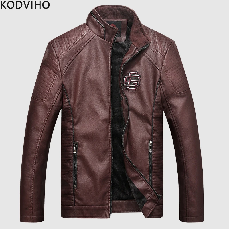 Lederjacke Herren Winter Casual Warm Jacket Mens Fleece Motorcyle Windbreaker Coat Men Thick Solid Jackets Chaqueta De Cuero 5XL
Lederjacke Herren Winter Casual Warm Jacket Mens Fleece Motorcyle Windbreaker Coat Men Thick Solid Jackets Chaqueta De Cuero 5XL