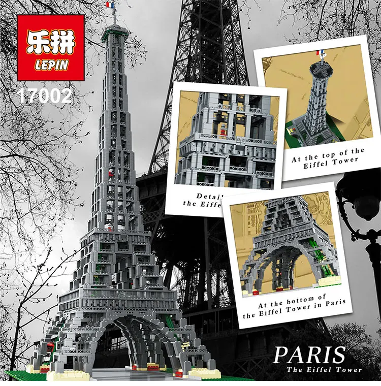 DHL Lepin 17002 compatible legoingly 10181 Paris Eiffel Tower Set Model Building Blocks Bricks As Birthday Gifts Toys For Kids
DHL Lepin 17002 compatible legoingly 10181 Paris Eiffel Tower Set Model Building Blocks Bricks As Birthday Gifts Toys For Kids