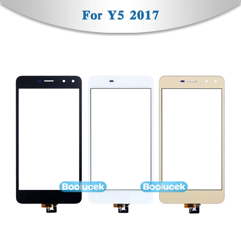 Высокое качество 5 0 "для Huawei Y5 2017 сенсорный экран дигитайзер Датчик внешняя