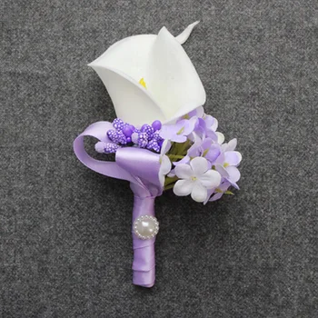 5 pieces PU Calla Flowers Groom Boutonniere Bride Wrist Flowers Best man Corsages Wedding Flowers Party Decoration for wedding
5 pieces PU Calla Flowers Groom Boutonniere Bride Wrist Flowers Best man Corsages Wedding Flowers Party Decoration for wedding