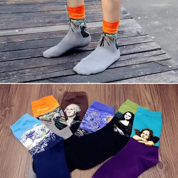 2020 Newest Arrivals Fashion Hot Retro Vintage Unisex Women Men Art Painting Funny Novelty Socks Casual Fashion Socks
2020 Newest Arrivals Fashion Hot Retro Vintage Unisex Women Men Art Painting Funny Novelty Socks Casual Fashion Socks