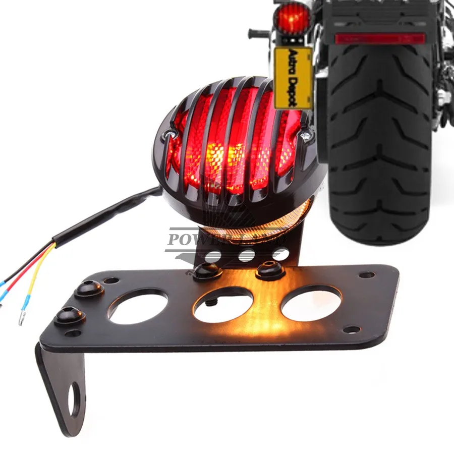 Motorcycle License Plate Bracket Taillight 12V Brake Tail Light For Harley Choppers Sportster Bobber Nightster Sportster XR1200
Motorcycle License Plate Bracket Taillight 12V Brake Tail Light For Harley Choppers Sportster Bobber Nightster Sportster XR1200