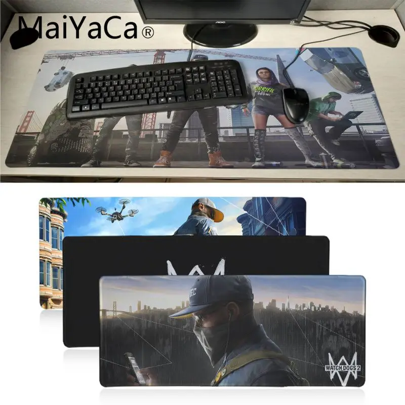 MaiYaCa Boy Gift Pad Watch Dogs 2 Gamer Speed Mice Retail Rubber Mousepad anime Large Lockedge Mouse pad PC Computer gaming mat
MaiYaCa Boy Gift Pad Watch Dogs 2 Gamer Speed Mice Retail Rubber Mousepad anime Large Lockedge Mouse pad PC Computer gaming mat