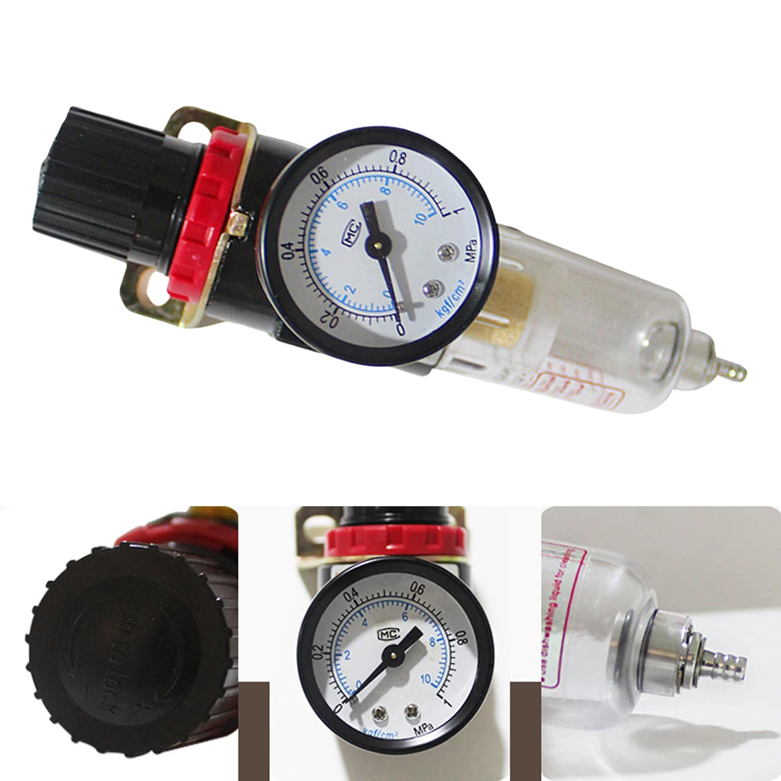 1pc Pneumatic Filter Air Treatment Unit Pressure Regulator Compressor Reducing Valve Oil Water Separation AFR2000 Gauge
1pc Pneumatic Filter Air Treatment Unit Pressure Regulator Compressor Reducing Valve Oil Water Separation AFR2000 Gauge