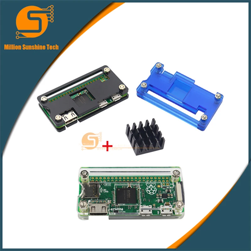 Raspberry Pi Zero 1.3 Acrylic Case 3 colors Box Shell + Heat SinK Transaperent black Blue Acrylic Enclosure Box for RPI Zero 1.3
Raspberry Pi Zero 1.3 Acrylic Case 3 colors Box Shell + Heat SinK Transaperent black Blue Acrylic Enclosure Box for RPI Zero 1.3