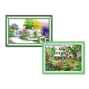 Everlasting love A peaceful cabin Chinese cross stitch kits Ecological cotton stamped printed DIY Christmas decorations for home
Everlasting love A peaceful cabin Chinese cross stitch kits Ecological cotton stamped printed DIY Christmas decorations for home