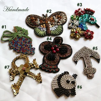 1pc peacock beaded patches for clothing Animals Bird crown butterfly Rhinestone appliques Sequins parche DIY clothes accessories
1pc peacock beaded patches for clothing Animals Bird crown butterfly Rhinestone appliques Sequins parche DIY clothes accessories
