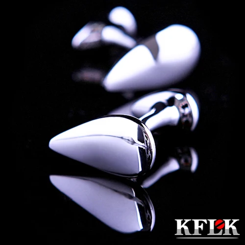 KFLK Luxury shirt cufflinks for mens Brand cuff buttons Silver cuff link High Quality water drop shape abotoadura Jewelry
KFLK Luxury shirt cufflinks for mens Brand cuff buttons Silver cuff link High Quality water drop shape abotoadura Jewelry