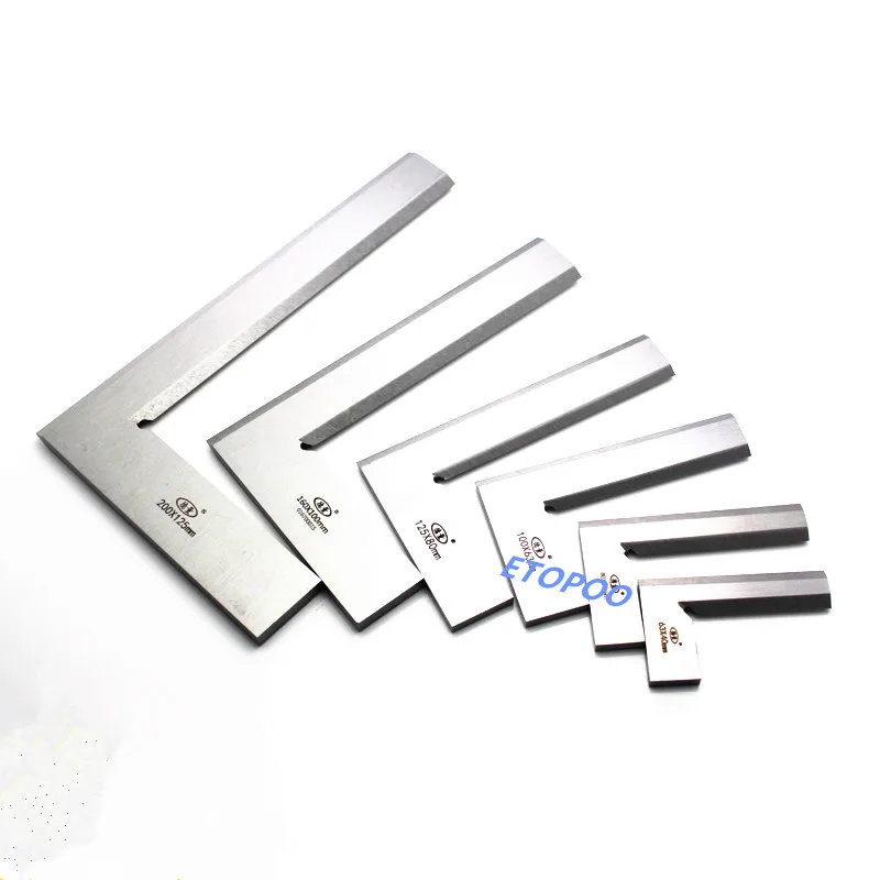 63x40 80x50 100x63 125x80 160x100 200x125mm Precision Knife Edge Square Ruler 90 Degree Right Angle Ruler Engineer MeasuringTool
63x40 80x50 100x63 125x80 160x100 200x125mm Precision Knife Edge Square Ruler 90 Degree Right Angle Ruler Engineer MeasuringTool