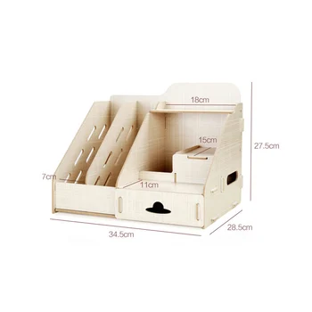 2019 Creative Wooden Office Desktop Information Rack File Bar Carton Office Supplies Magazine Bill Rack Decoration Furnishing
2019 Creative Wooden Office Desktop Information Rack File Bar Carton Office Supplies Magazine Bill Rack Decoration Furnishing