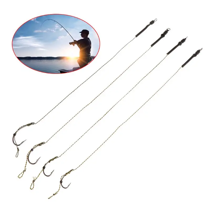 6 Pcs/Set Fishing Tackle Handmade Fishing Line Hook Swivel Group Already Tied Connected Professional Carp Fishhooks Accessories
6 Pcs/Set Fishing Tackle Handmade Fishing Line Hook Swivel Group Already Tied Connected Professional Carp Fishhooks Accessories