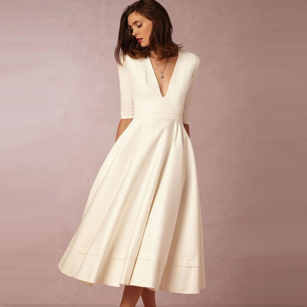 Europe and America sexy deep V-sleeve dress high waist white Lace Patchwork Casual evening Party ladies dress Christmas dresses
Europe and America sexy deep V-sleeve dress high waist white Lace Patchwork Casual evening Party ladies dress Christmas dresses