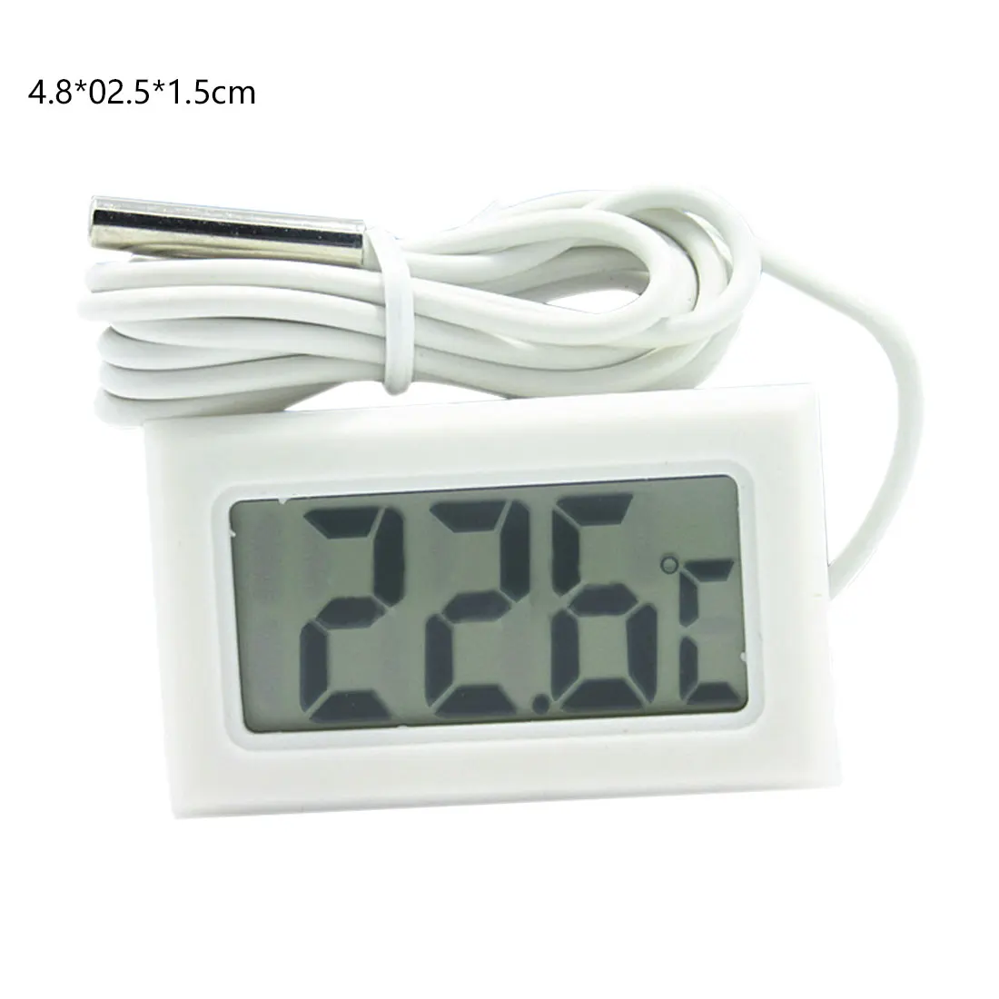 Fridge Freezer Temperature Meter 1M Probe Thermometer Mini LCD Display Digital thermometer with sensor Black White
Fridge Freezer Temperature Meter 1M Probe Thermometer Mini LCD Display Digital thermometer with sensor Black White