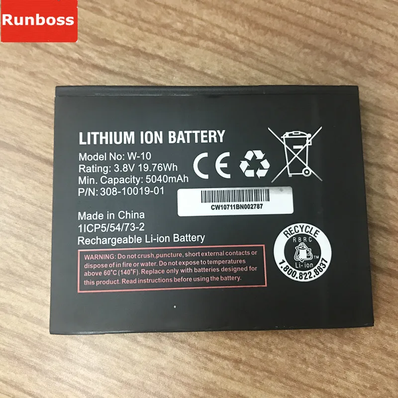Runboss 5040mAh 19.76Wh 3.8V W10 W-10 for NETGEAR NightHawk M1 MR1100 SIERRA WIRELESS Battery
Runboss 5040mAh 19.76Wh 3.8V W10 W-10 for NETGEAR NightHawk M1 MR1100 SIERRA WIRELESS Battery