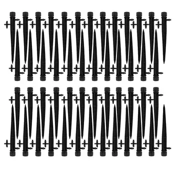 50pcs 360 Degree Adjustable Irrigation System Drippers Sprinkler Emitters Watering Drippers On Stake Water Dripper (Black)
50pcs 360 Degree Adjustable Irrigation System Drippers Sprinkler Emitters Watering Drippers On Stake Water Dripper (Black)