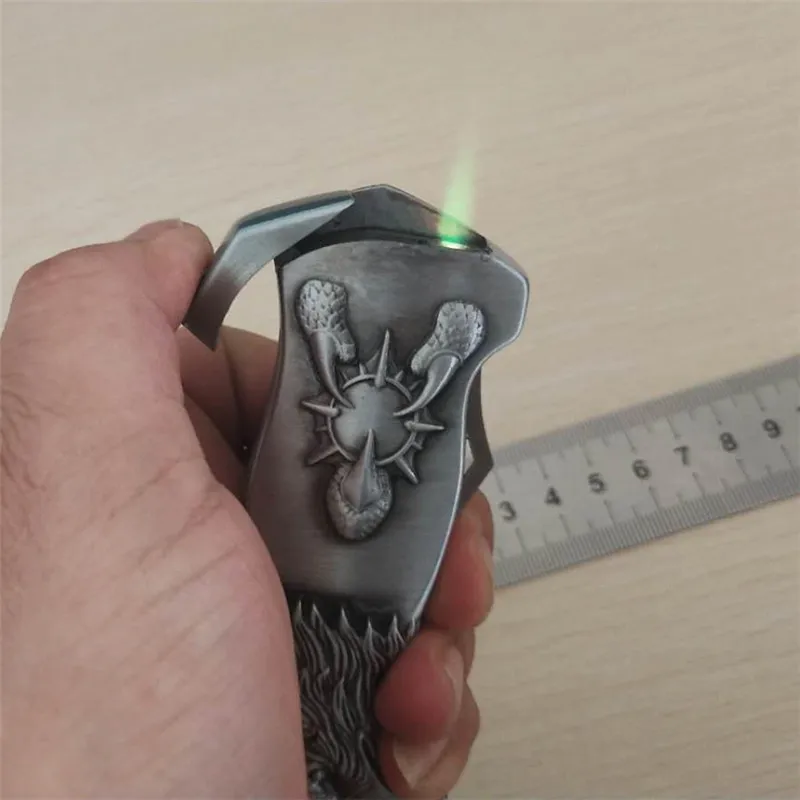 

Cigarette Accessories New style eagle head shape Butane gas metal lighters Windproof torch lighter