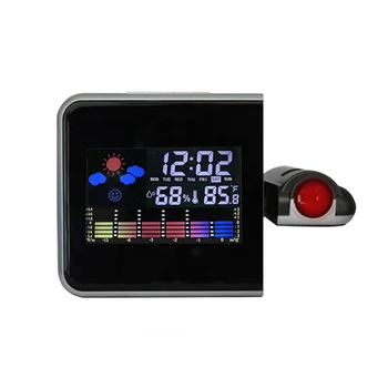 Electric Desk Clock Backlight LED Display Alarm Clock Digital Projection Snooze Weather Forecast With Thermometer Humidity Test
Electric Desk Clock Backlight LED Display Alarm Clock Digital Projection Snooze Weather Forecast With Thermometer Humidity Test