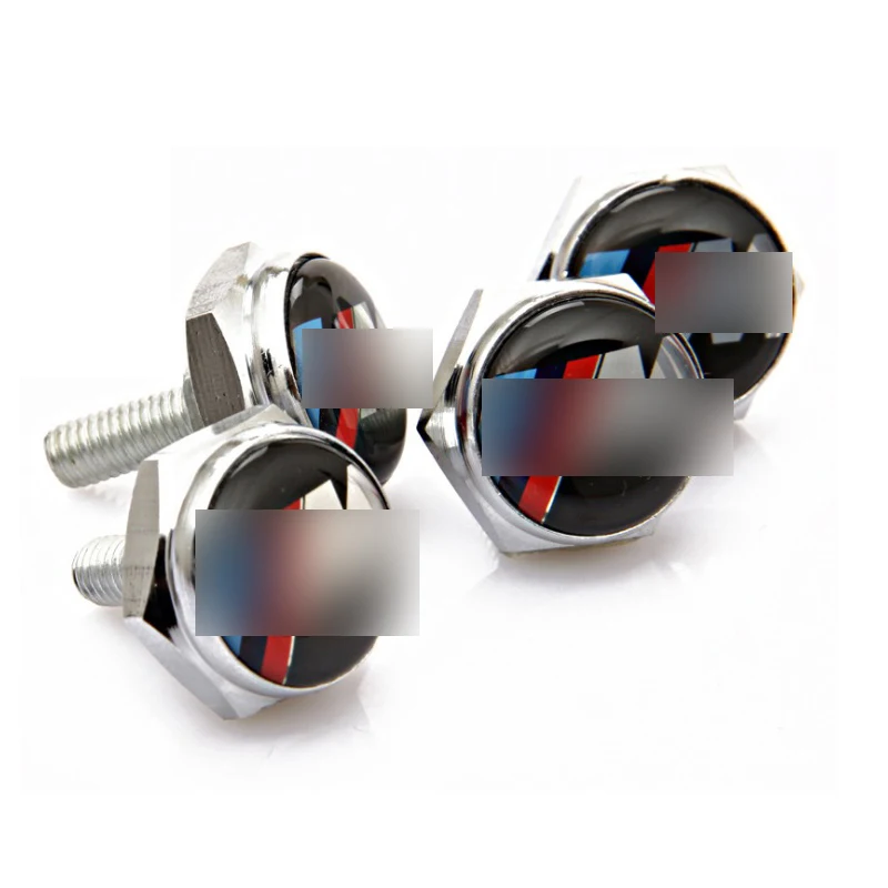 4PCS/Set Metal Alloy Car License Plate Bolts Screws with Gasket Modification For BMW X3 /M3 M5 Series Car Styling Accessories 
4PCS/Set Metal Alloy Car License Plate Bolts Screws with Gasket Modification For BMW X3 /M3 M5 Series Car Styling Accessories