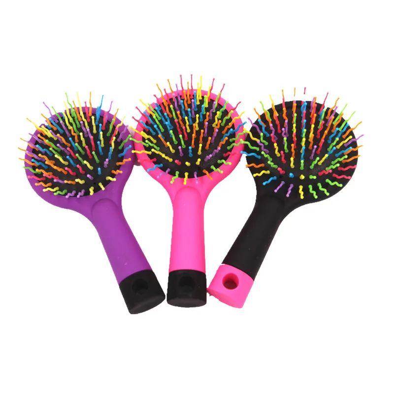2017 High Quality 1pc Rainbow Volume Anti-static Magic Detangler Hair Curl Straight Massage Comb Brush Styling Tools With Mirror
2017 High Quality 1pc Rainbow Volume Anti-static Magic Detangler Hair Curl Straight Massage Comb Brush Styling Tools With Mirror