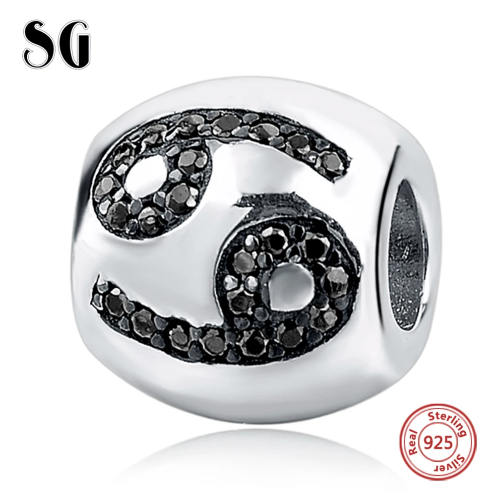 Constellation Cancer Pattern Round Beads For Women Fit European Bracelet Charms Silver 925 Original Fashion Jewelry for gifts
Constellation Cancer Pattern Round Beads For Women Fit European Bracelet Charms Silver 925 Original Fashion Jewelry for gifts