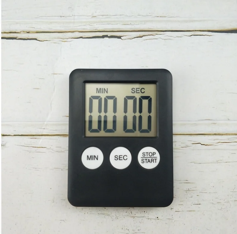 7 Colors Super Thin Mini LCD Digital Screen Kitchen Timer Square Cooking Count Up Countdown Alarm Magnet Clock
7 Colors Super Thin Mini LCD Digital Screen Kitchen Timer Square Cooking Count Up Countdown Alarm Magnet Clock